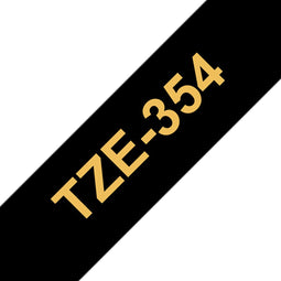 TZ-354 24mm - gold on black - laminated(8m)