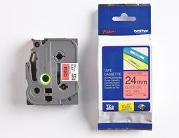 TZ-451 24mm - black on red - laminated (8m)