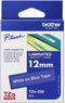 TZ-535 12mm - white on blue - laminated(8m)