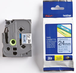 TZ-551 24mm - black on blue - laminated(8m)