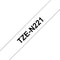 TZ-N221 - 9mm - black on white - not laminated