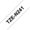 TZ-N241 - 18mm - black on white - not laminated - not for PT-1000 / PT-12XX