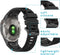 imoshion QuickFit® Siliconen sportbandje - Geschikt voor de Garmin Watch | 22 mm aansluiting - Zwart