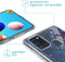 iMoshion Hoesje Geschikt voor Samsung Galaxy A21s Hoesje Siliconen - iMoshion Design hoesje - Paars / Purple Stars