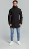 Basil Mosse Heren Parka - Fietsregenparka - Waterdicht ademend - Jet Black - M