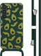 iMoshion Hoesje Geschikt voor Samsung Galaxy S23 Plus Hoesje Met Koord - iMoshion Siliconen design hoesje met koord - Groen / Avocado Green