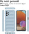 imoshion Hoesje Geschikt voor Samsung Galaxy A32 (5G) Hoesje Siliconen - imoshion EasyGrip Backcover - Lichtblauw