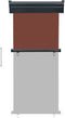 vidaXL-Balkonscherm-85x250-cm-bruin