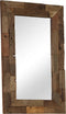 vidaXL - Spiegel - 50x80 - cm - massief - gerecycled - hout