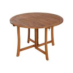 Eettafel Home ESPRIT Bruin Natuurlijk Acacia 110 x 110 x 74 cm