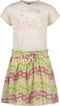 Like Flo F302-5831 - Meisjes Jurk - Rainbow print - Maat 140