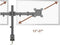 Haeger Dual Tilt & Swivel 13''- 27''