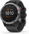 Garmin fēnix 6 Solar - Smartwatch - Zonne-energie - Zilver (Zwart)