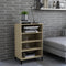 vidaXL - Dressoir - 57x35x90 - cm - bewerkt - hout - sonoma - eikenkleurig