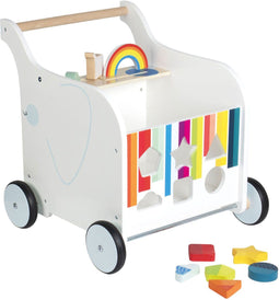 Small Foot - Baby Walker - Olifant met opbergruimte en remsysteem - Multi kleuren