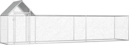 vidaXL - Kippenren - 5x1x1,5 - m - gegalvaniseerd - staal