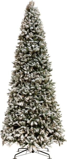 J-Line kerstboom Besneeuwd - kunststof - groen - extra large - 450 cm hoog