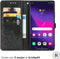 imoshion Hoesje Geschikt voor Samsung Galaxy S24 Ultra Hoesje Met Pasjeshouder - imoshion Mandala Bookcase - Zwart