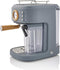 Swan One Touch Espressomachine – Gemalen Koffie & Koffiepads – Grijs