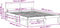 vidaXL - Bedframe - met - Gepersonaliseerd - Hoofdbord - Bruin - 150x200 - cm - Massief - Grenenhout