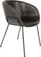 Zuiver Feston Eetkamerstoelen met armleuning Zwart - Set van 2