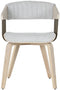 Keukenstoel Home ESPRIT Grijs Polyester Hout 51 x 55 x 76,5 cm