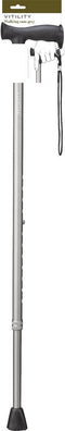 VITILITY Wandelstok - Antraciet - Verstelbaar - Ergonomisch - Wandelstokken
