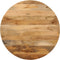 vidaXL - Tafelblad - rond - Ø - 80x3,8 - cm - massief - ruw - mangohout