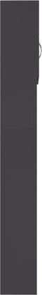 vidaXL - Wasmachinekast - 64x25,5x190 - cm - bewerkt - hout - grijs