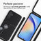 iMoshion Hoesje Geschikt voor Samsung Galaxy A34 (5G) Hoesje Met Koord - iMoshion Siliconen design hoesje met koord - Zwart / Dandelion Black