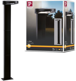 Paulmann Ryse - Solar LED-bolderlamp - Bewegingsmelder IP44 3000K 30lm Antraciet