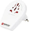 Skross 1500271 Reisstekker - World to Switzerland + Italy + Brazil - Wit