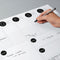 Sigel bureauonderlegger - 42x29,7cm - wit - week planner - 30 vel - kalender 2023/2024 - SI-HO506