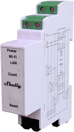 Shelly Pro 3EM - 3-fasen Elektriciteitsmeter - WiFi Bluetooth LAN 120A
