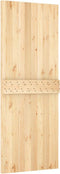 vidaXL - Schuifdeur - met - beslag - 80x210 - cm - massief - grenenhout