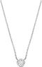 TI SENTO Dames Ketting - 925 zilver - Zirconia wit - Maat 42 - 3845ZI