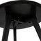 Alterego - GABY - Ronde nesttafels - Zwart - 50x50x45 cm