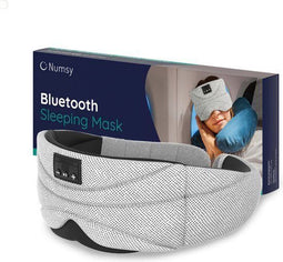 Numsy Slaapmasker Bluetooth 2.0 - Slaap Koptelefoon - Ingebouwde Luidsprekers - Zwart