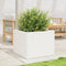 vidaXL - Plantenbak - 60x60x46 - cm - massief - grenenhout - wit