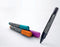 Sigel whiteboardstift - 4 kleur - zwart/turkoois/magenta/oranje - whiteboard stift - SI-BA011