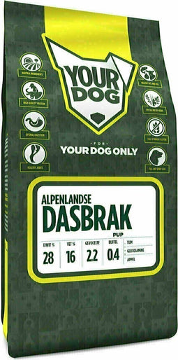 Yourdog Alpenlandse dasbrak Rasspecifiek Puppy Hondenvoer 6kg | Hondenbrokken