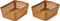 Liewood Makeeva opbergmand / opberger - Large - 2 stuks - Golden caramel