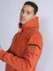 Petrol Industries - Heren Effen Hoodie Hartford - Oranje - Maat L