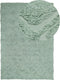 HATAY - Laagpolig vloerkleed - Lichtgroen - 140 x 200 cm - Katoen