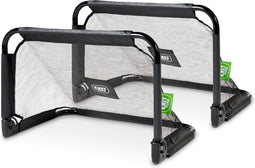 EXIT Pico - Stalen Voetbaldoel 90x60cm - Set van 2 - Zwart (2 stuks)