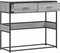vidaXL - Wandtafel - 90x35x80 - cm - bewerkt - hout - grijs - sonoma - eikenkleurig