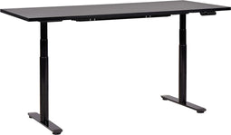 DESTINAS - Elektrisch Verstelbaar bureau - Zwart - 180 cm - MDF