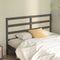 vidaXL - Hoofdbord - 141x4x100 - cm - massief - grenenhout - grijs