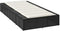 vidaXL - Ligbed - met - zwevend - kussen - poly - rattan - zwart