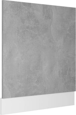 vidaXL - Vaatwasserpaneel - Lyon - 59,5x3x67 - cm - bewerkt - hout - betongrijs